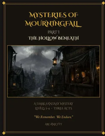 Cover of Mysteries of Mourningfall, Part I: The Hollow Beneath